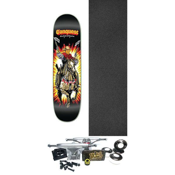 StrangeLove Skateboards Matt Cantrell Conquest Skateboard Deck - 8.5" x 32.375" - Complete Skateboard Bundle